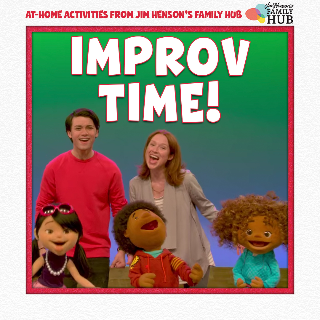 #HensonAtHome kicks off August with Game Week!
Today we do some improv with Julie’s Greenroom, play a back and forth storytelling game, play musical chairs, and read a very silly book! See all our at-home activities at jimhensonsfamilyhub.com/henson-at-home
#HensonFamilyHub #JuliesGreenroom