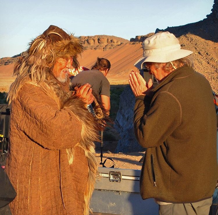 ganaBK's tweet photo. Producer Michael Fitzgerald’s 30 years of labour of love to fruition and brings you #waitingforthebarbarians 🎬 coming out this week the 7th August! 🙏
📸 by @kodefitz
#producer #michaelfitzgerald #jmcoetzee #mongolianactor #tserendagvapurevdorj https://t.co/zAChAltyrl