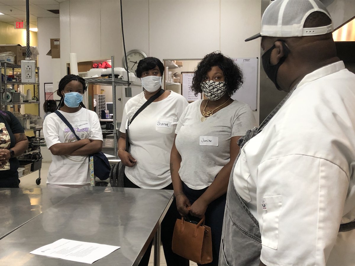 Chef Alvin instructs the new students of Class 66, which started July 27, 2020 here at Community Culinary School of Charlotte! Let's get cooking!