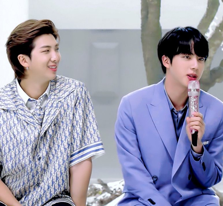 Namjin making each other flustered like there's no tomorrow; a thread