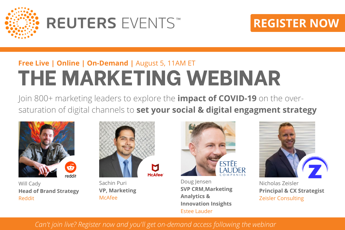 sachkpuri's tweet photo. Join me &amp; other panelists on August 5th to discuss how have marketing strategies shifted to drive social media &amp; authentic digital engagement?
Register: 
#webinar #marketing #socialmedia #digitalengagement #digitalmarketing #contentmarketing
@Reuters @McAfee https://t.co/JPjOwssruk