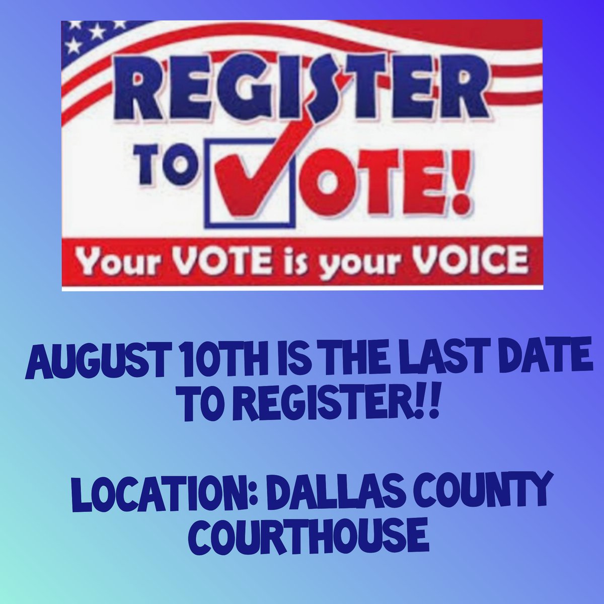 MrsCPerk's tweet photo. Selma be #goodtrouble &amp; Register your entire community to Vote! https://t.co/uQd3ay18tQ