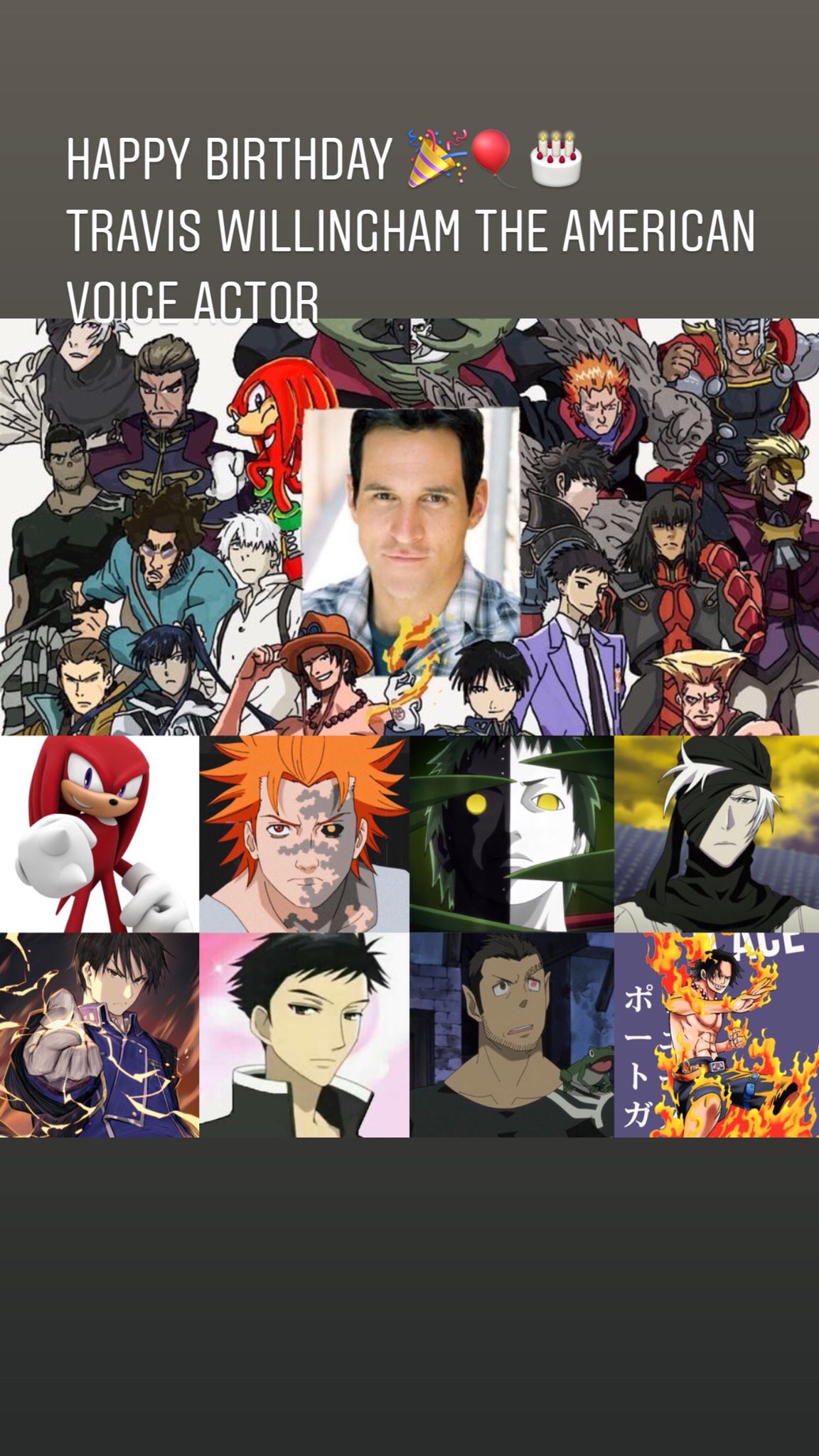 Happy birthday dear Travis Willingham     