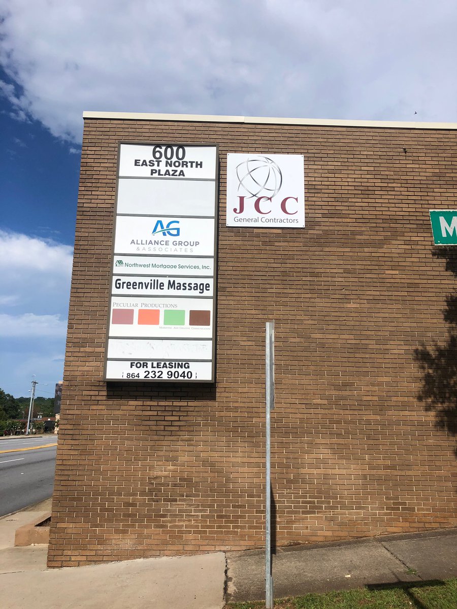 JamesJordon's tweet image. New Signage Outside of Our Building