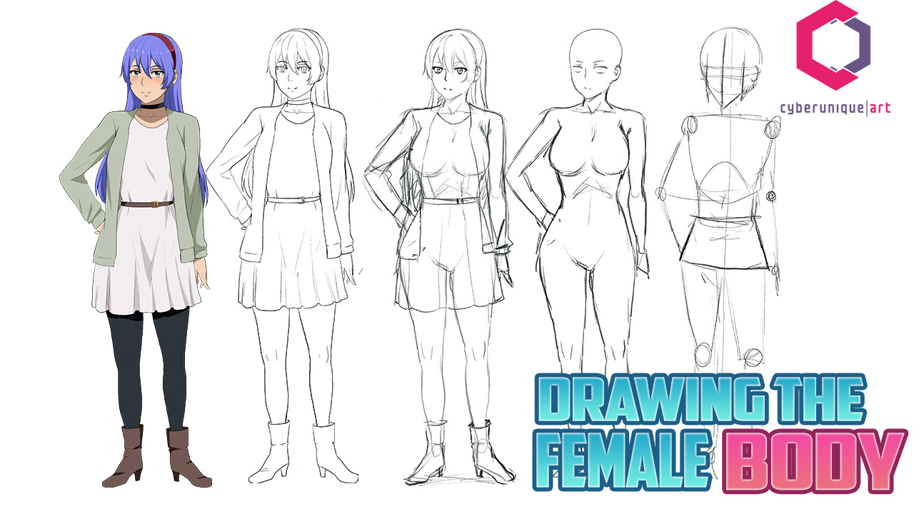 Anime Anatomy Drawing  Create the Body Base of Your Anime