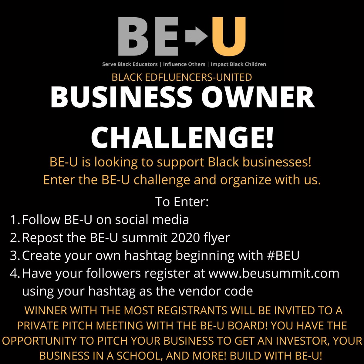 Realdavidcbanks's tweet photo. Be Bold | Be Brave | BE-U ! Join us at the interactive virtual BE-U SUMMIT ! Analyze and organize to create change! Virtual Games and prizes included ! Register at https://t.co/t4daGnUb3A ! #BEU #BlackEdfluencersUnited #Education #Educators #Black #Edfluencers #United https://t.co/KJc4MFUBfb