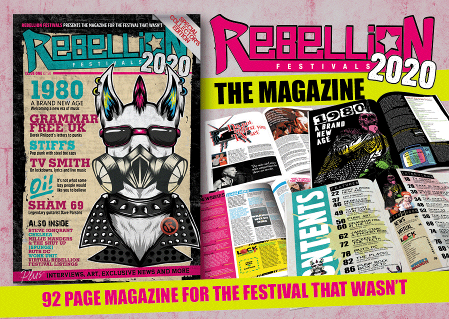 NEW REBELLION MAGAZINE - OUT NOW. 92 page mag full of news, interviews, behind the scenes and Lockdown Lowdowns from various bands. Celebrate the year that wasn't with us. rebmerch.keekmerch.com/book/103-rebel…