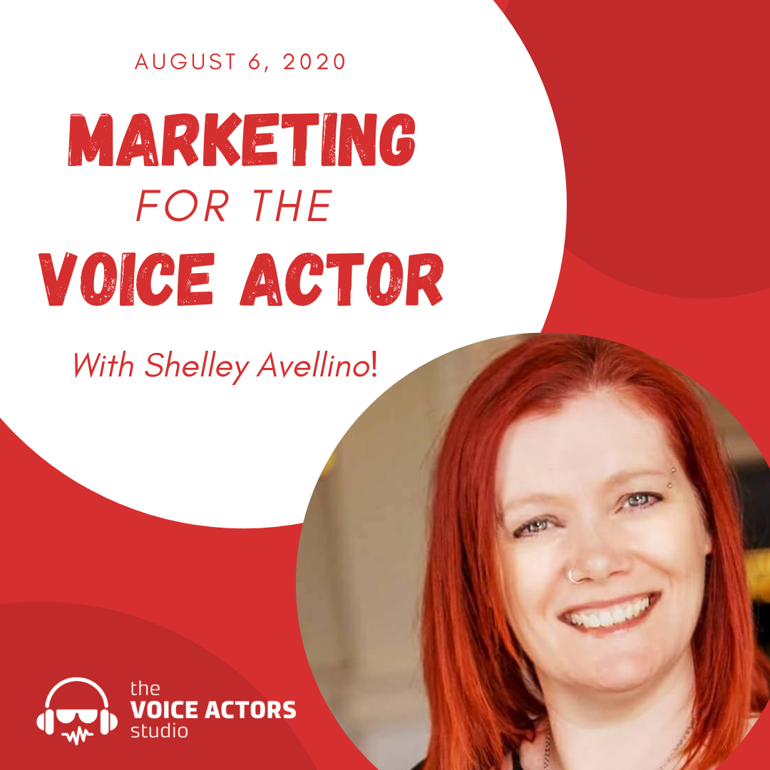 VoiceActrStudio's tweet photo. Step up your game to attract new clients in our virtual-only Marketing for the Voice Actor workshop this Thursday! Shelley will break marketing down so you can get noticed and book more work! Sign up here: https://t.co/zFUxSQPxD2 https://t.co/hYtQosO6Bb