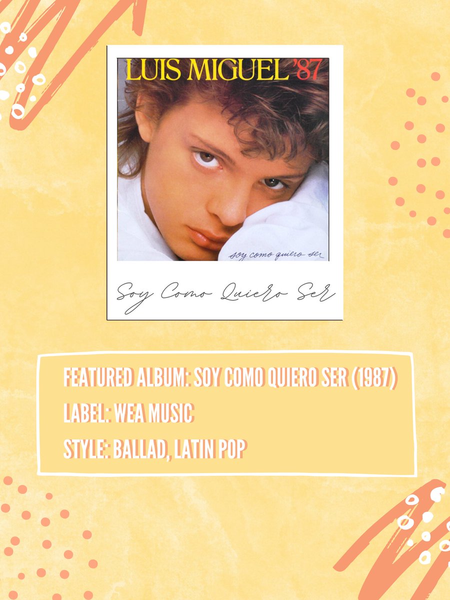 Luis Miguel is known as “El Sol Mexico” and recognized as one of the most popular performers in Latin America. He was awarded a Grammy in 1998 and the “World Music Award for Best Selling Latin Artist.”