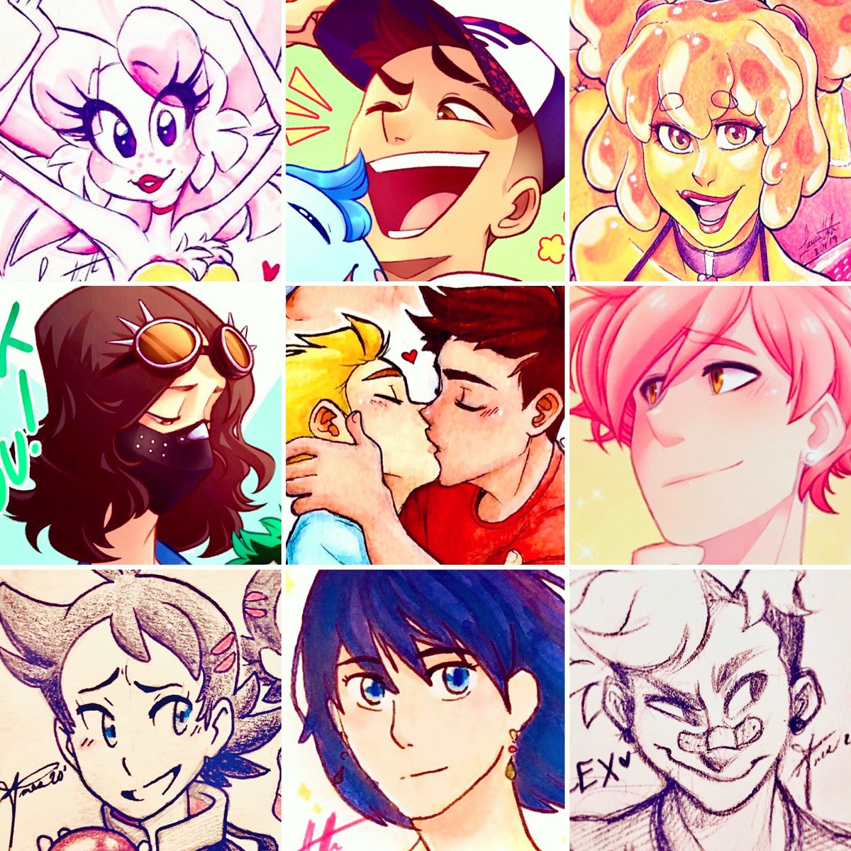 Saw the #faceyourart challenge trending and decided to join in on the fun ✨#art 