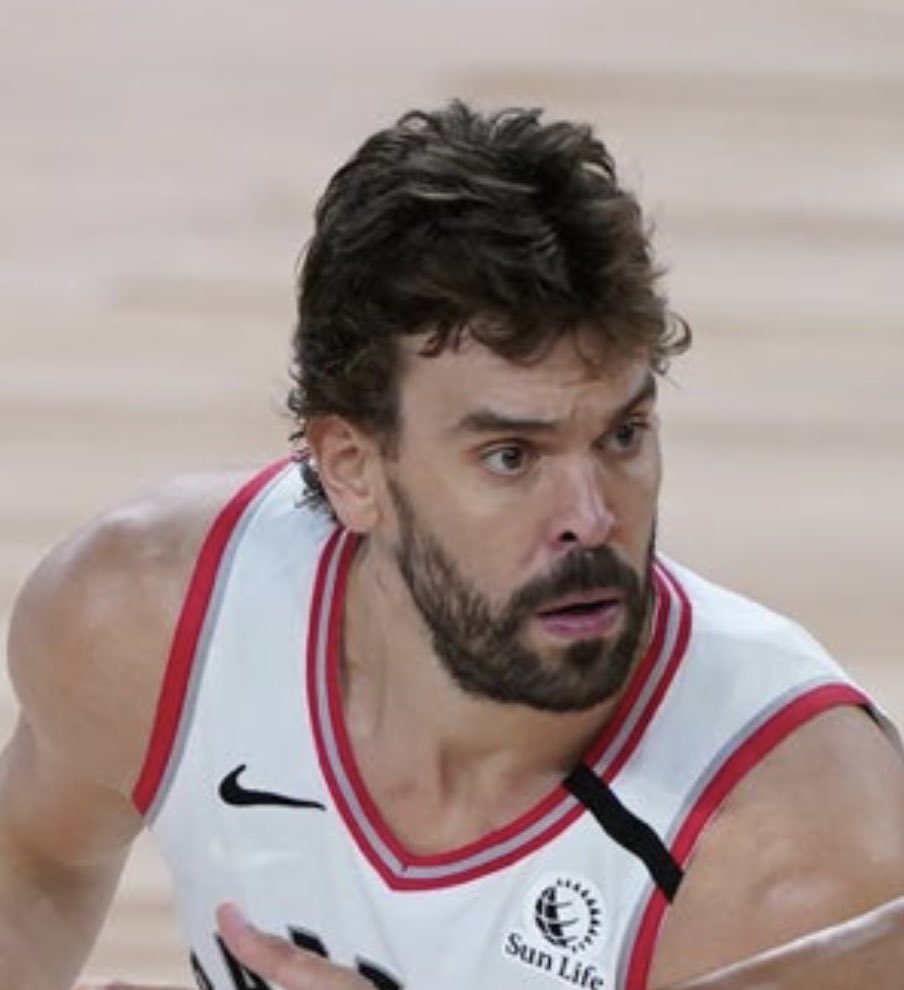 Marc Gasol walks in to the NBA barbershop ... “gimme the George Michael.”
