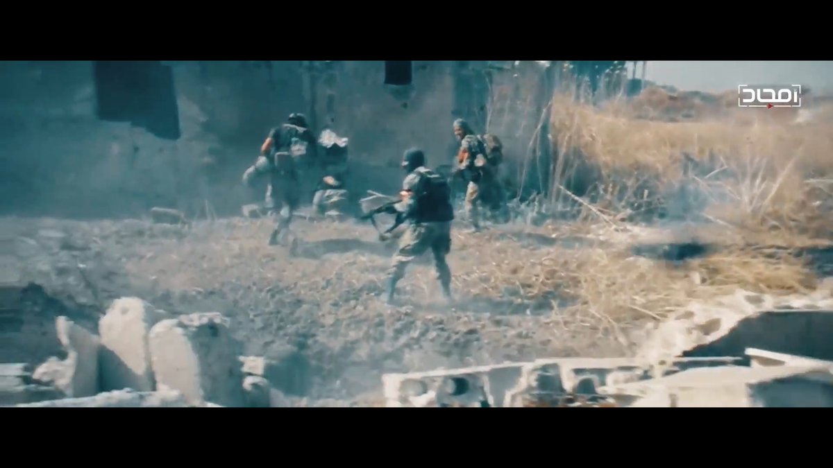 Some repurposed Ebaa footage and fresh Red Bands footage from Jubbayn. In one instance a group of the elite fighters cross the open to help a comrade and get lit up by defending regime soldiers, with one dropping instantly. This was very close quarters fighting.