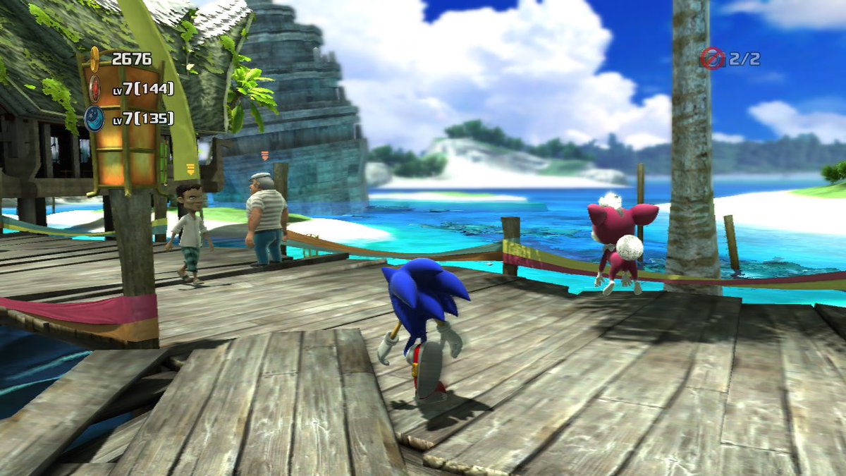 Speaking of the Hub Worlds!! Like idc I love these places. It helps to make each location distinct. When sonic comes in he’ll change and better the people by the time he leaves and that’s such a great thing. I love how each has such distinct design too.