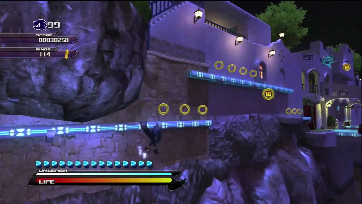 The level design and platforming is also really cool! The werehog ends up having this gauntlet like level design with some stretchy arms to bat that give him this spiderman like awesomeness when swinging from place to place. It’s really good stuff!