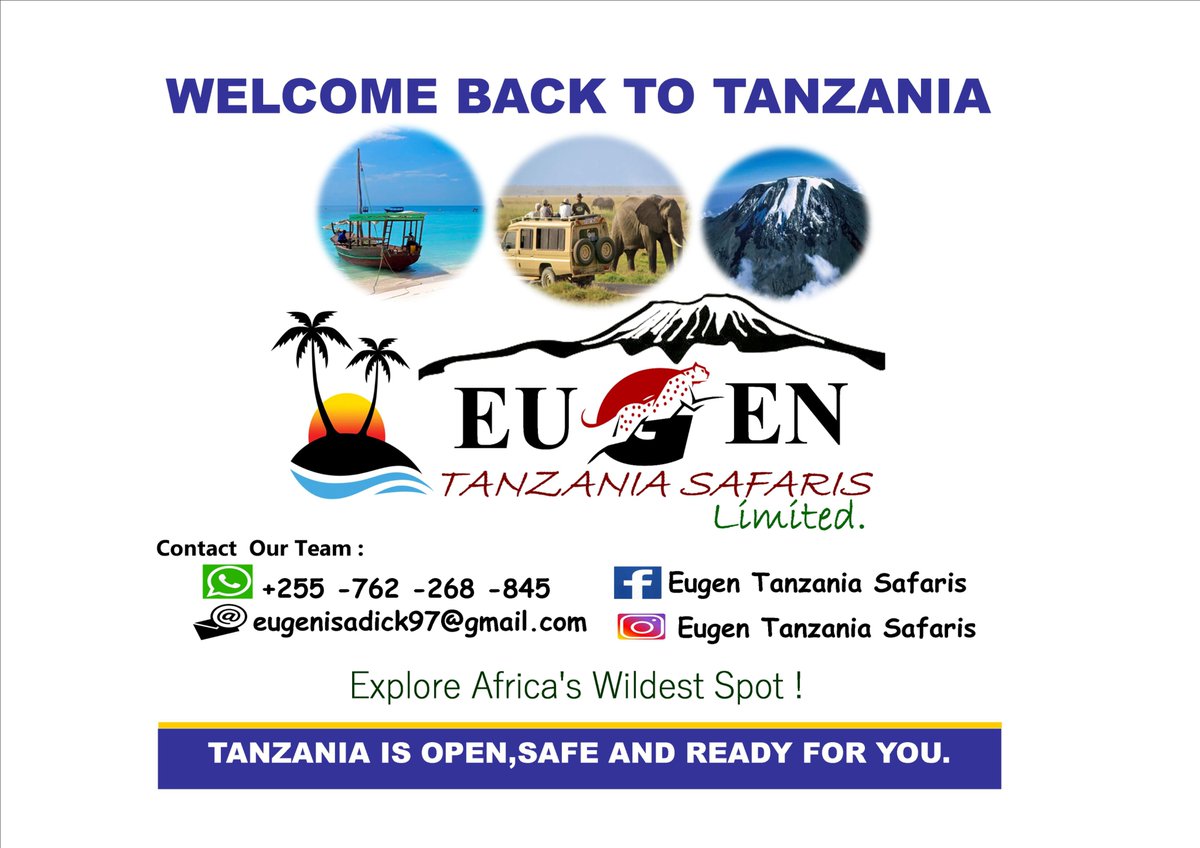 EugenSadick's tweet photo. Please follow @EugenSadick 
For Tanzania safari's adventures trips. https://t.co/pO6oojxAQC