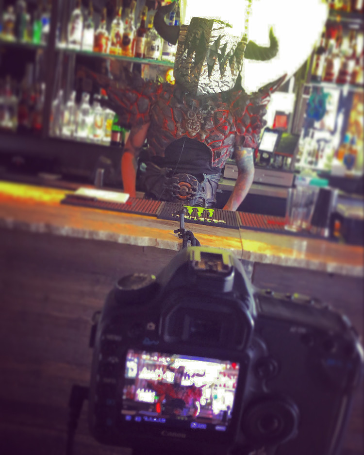 ScienceMusofVA's tweet photo. NBD, just filming GWAR's #Balsac making adult beverage @GWARbarRVA for Thursday’s #ScienceOnTap virtual happy hour. If this isn’t #MondayMotivation to reserve your spot, we don’t know what is!!
https://t.co/q7rYzveyp0 #rva #MasksRock #SOTrva https://t.co/rHqHp4IWAI