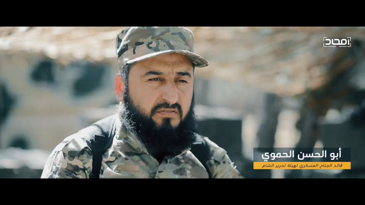 It's interesting that all of the other major speakers in the video so far, all HTS military commanders or field officers, are dressed up in fatigues and pictured with military backgrounds when Jolani opts for the "business casual/UPS floor manager" look.