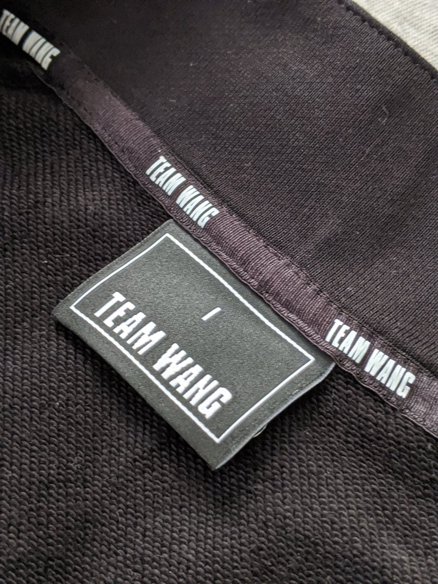 I also love the binding being made from Team Wang bias tape and the teeny tiny "Let's make history" on the care tag.