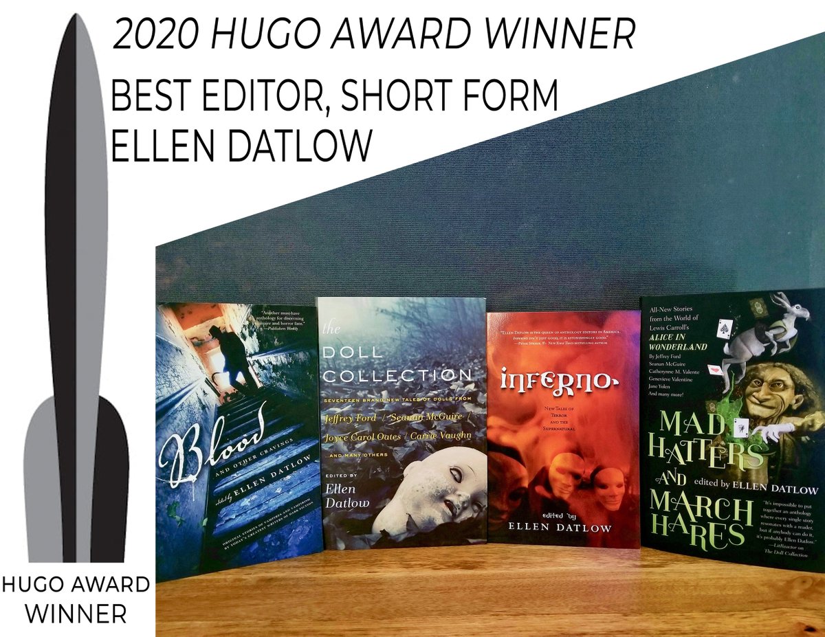 beastlybooks418's tweet photo. 2020 HUGO AWARD WINNER!
Congratulations from all of us at Beastly Books to @EllenDatlow for winning BEST EDITOR, SHORT FORM!
#beastlybooks #jeancocteaucinema #hugoawardwinner #hugoaward #ellendatlow #besteditor #besteditorshortform https://t.co/h9Yg8Ned0S
