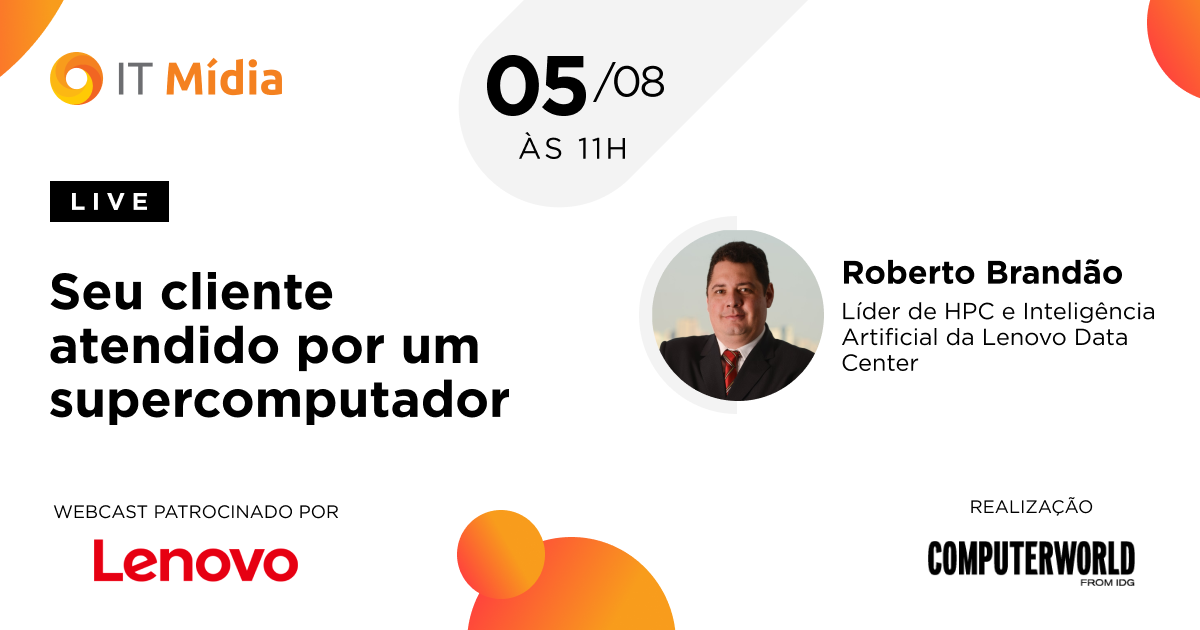 Seu cliente atendido por um supercomputador: Computerworld e Lenovo discutem como a integração entre HPC e Inteligência Artificial tem sido fundamental para o desenvolvimento de aplicações de Big Data. Acompanhe a discussão ao vivo nessa Quarta, dia 05. https://t.co/qBU95IF3tb https://t.co/ipJlE91cTA