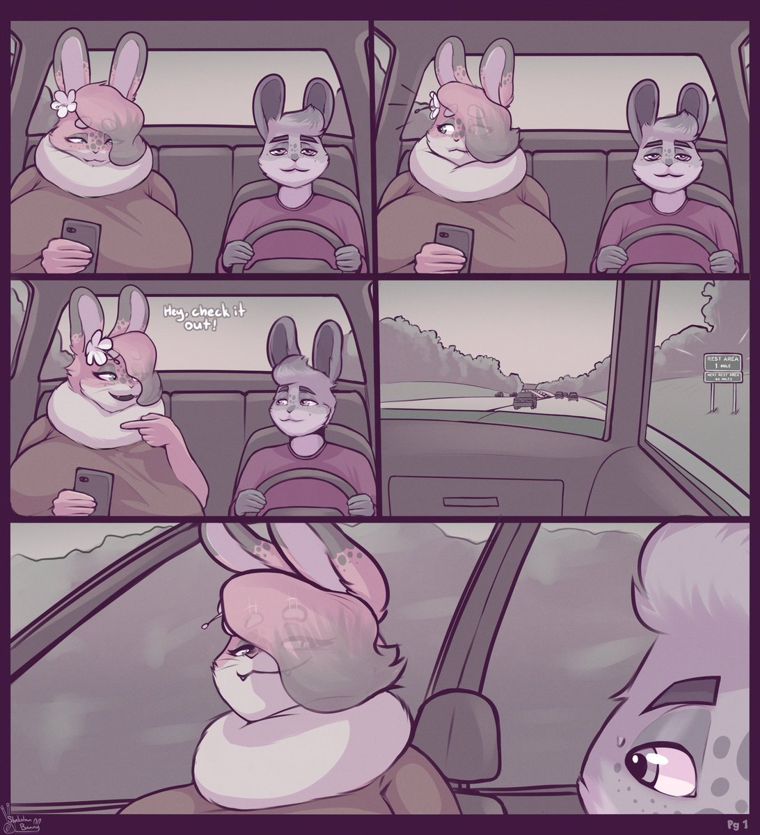 1 a new comic I've been working on for a bit!Klaus and Hazel take a ro...