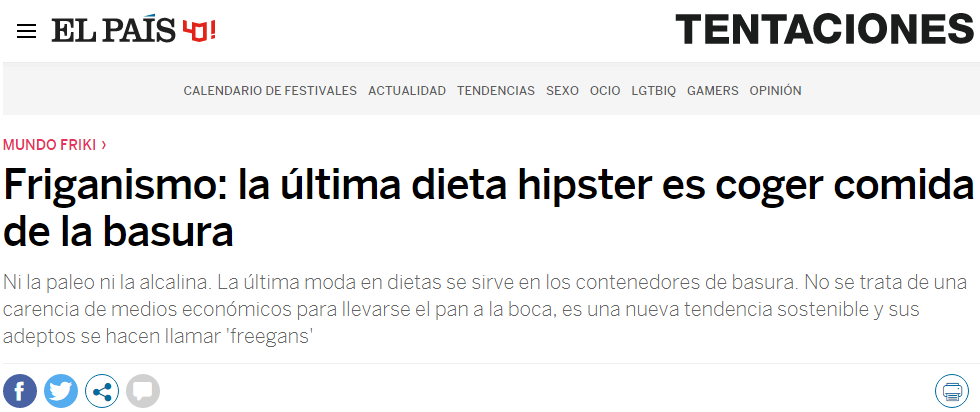 eltivipata's tweet photo. ¿Soy yo o el periódico del PSOE no para de meternos en la cabeza de que la crisis y la pobreza mola y es cool? https://t.co/ys0fzelfLs
