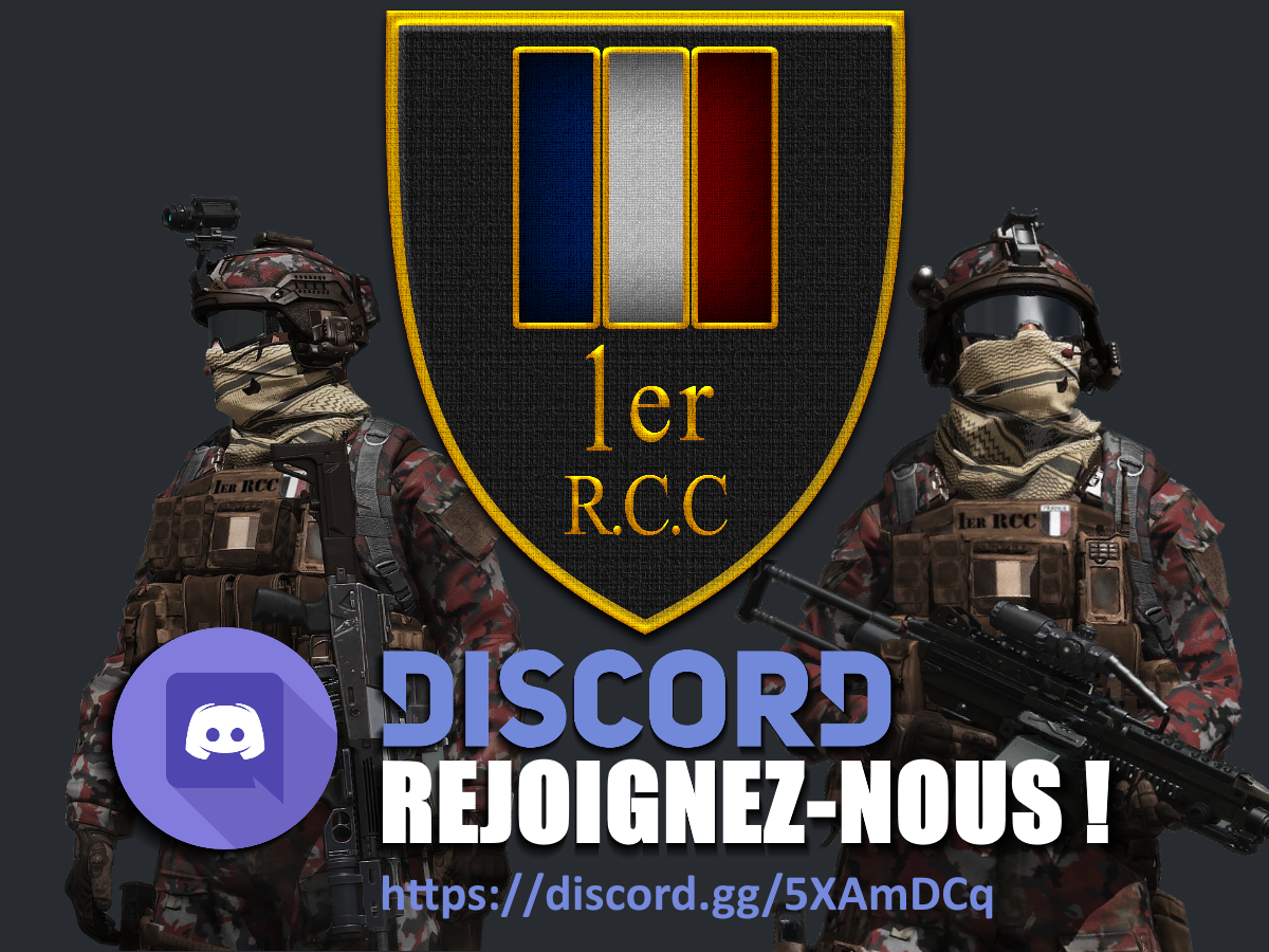 1erRCC's tweet photo. Le @1erRCC Vous invite à rejoindre son @discord Officiel pour @Arma3official !
Discord : https://t.co/Wg0KbpO40O

Afin de parler, suivre nos actualités ou voir nos dernières vidéos, tout y est! 💪🇫🇷

A très vite ! 😎

#Milsim #Fun #Invitation #InterTeam #Arma3 https://t.co/98u6Iz8F9K