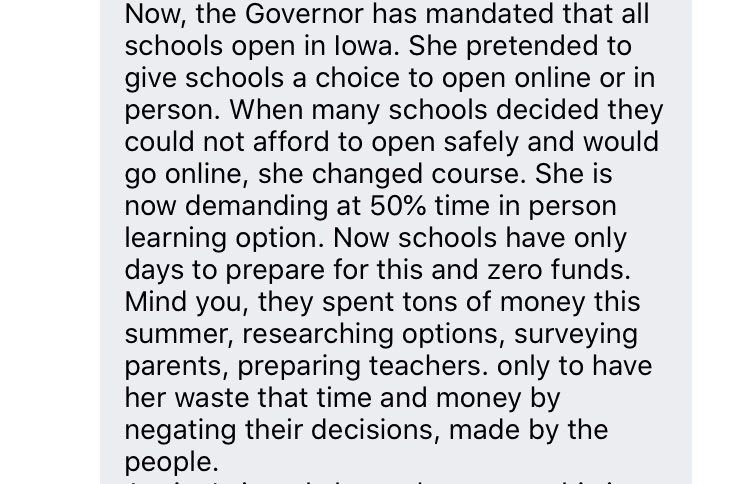 This is a thread!!!!!! So please follow!!! Super important!!!!!! From my cousin’s wife. #COVID19  #TrumpFailedAmerica  #BunkerBoy  #Iowa Please follow the thread and retweet!!!!!!!!