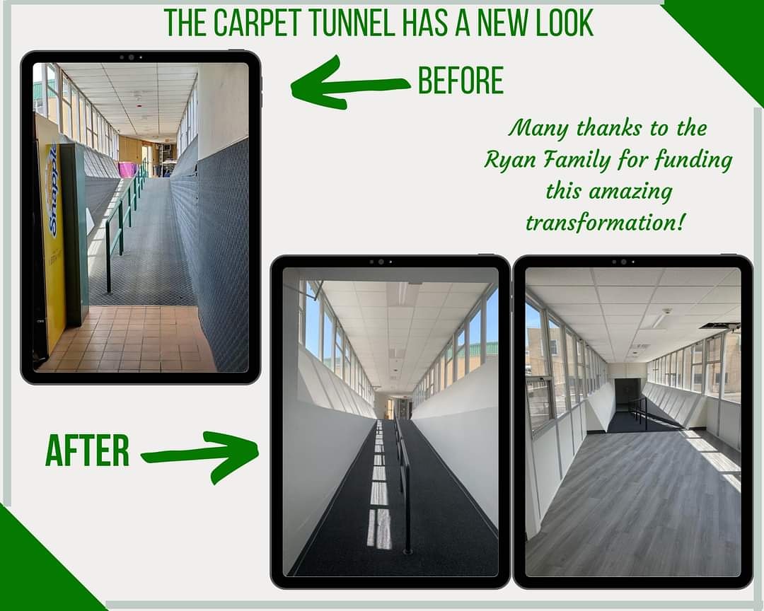 OLMA_NJ's tweet photo. What an amazing transformation!  Thank you, Ryan Family, for making our beloved #carpettunnel beautiful!  #newandimproved #sisterhood #olmapride https://t.co/FsRpD3OL4S
