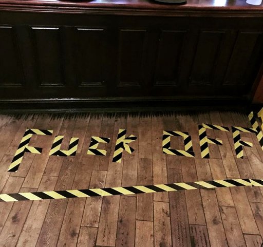 MPBasterfield's tweet image. I think this store owner may be trying to say something.......