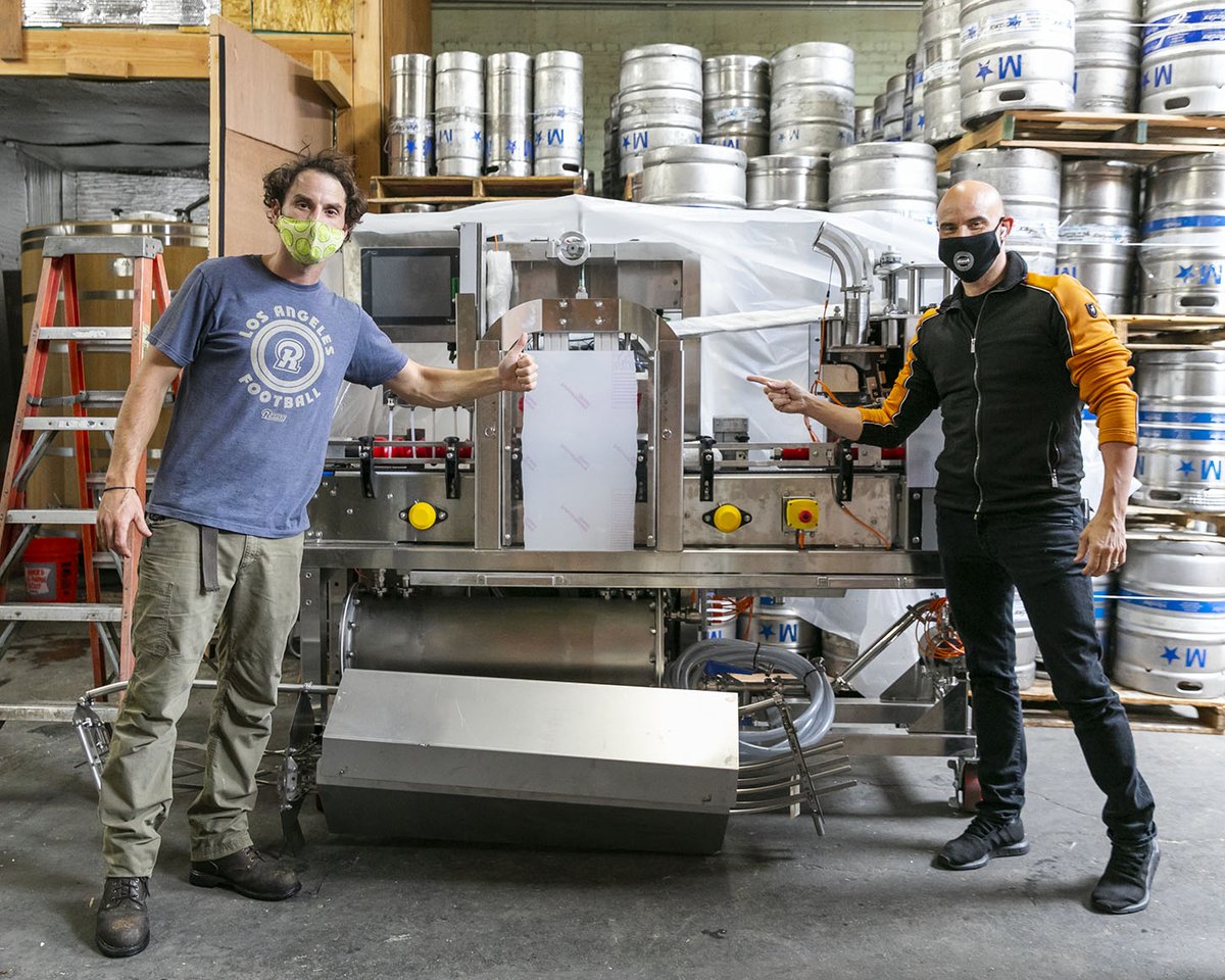 Exciting progress at the brewery, we got a canning line! It'll be up and running in the near future allowing us to bring you a wider variety of fresh brews. 🍻🍻

#CraftBeer #SupportLocalBeer #DrinkIndependent #BreweryToys #LABeer #LABrewery
