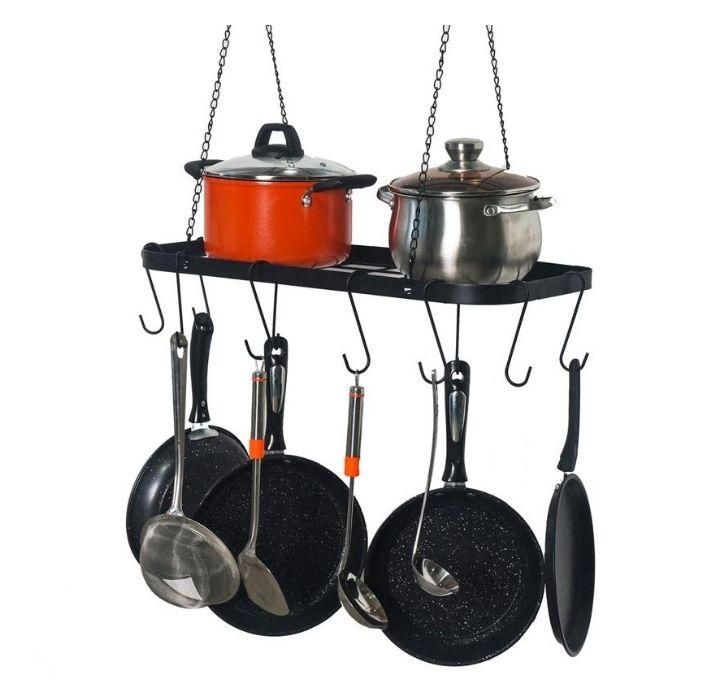 UntilGoneCom's tweet image. This Ceiling Mount Hanging Pot Rack stores, organizes, &amp;amp; displays your cookware collection all in one space! Originally $44.99, you can get it for $24.99. Yours Until Gone! buff.ly/2PanPVU #untilgone #deals #kitchen #rack #pans