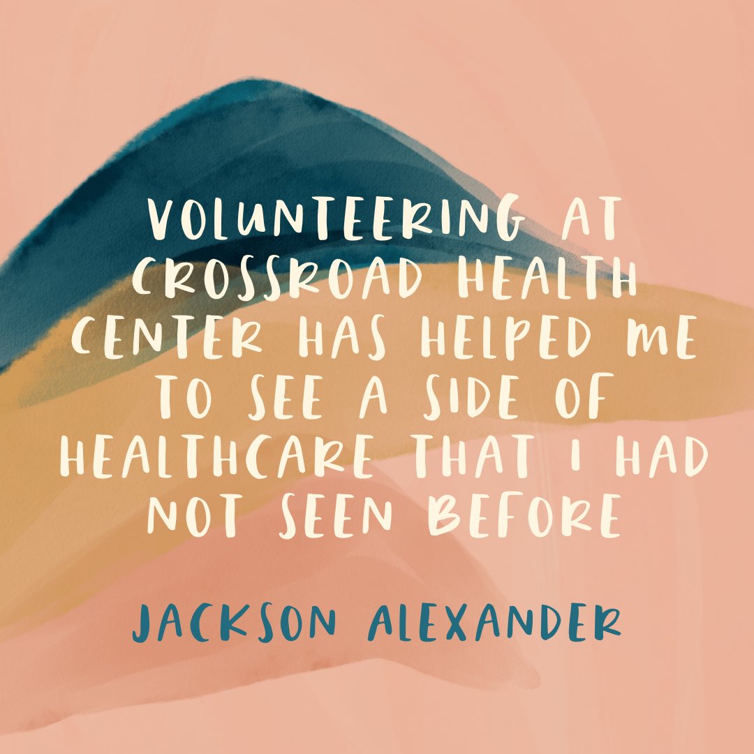 CrossroadVIP's tweet image. apply to the VIP program to see a different side of health care!! applications are open now until August 21st!: crossroadhc.org/volunteer-inte…