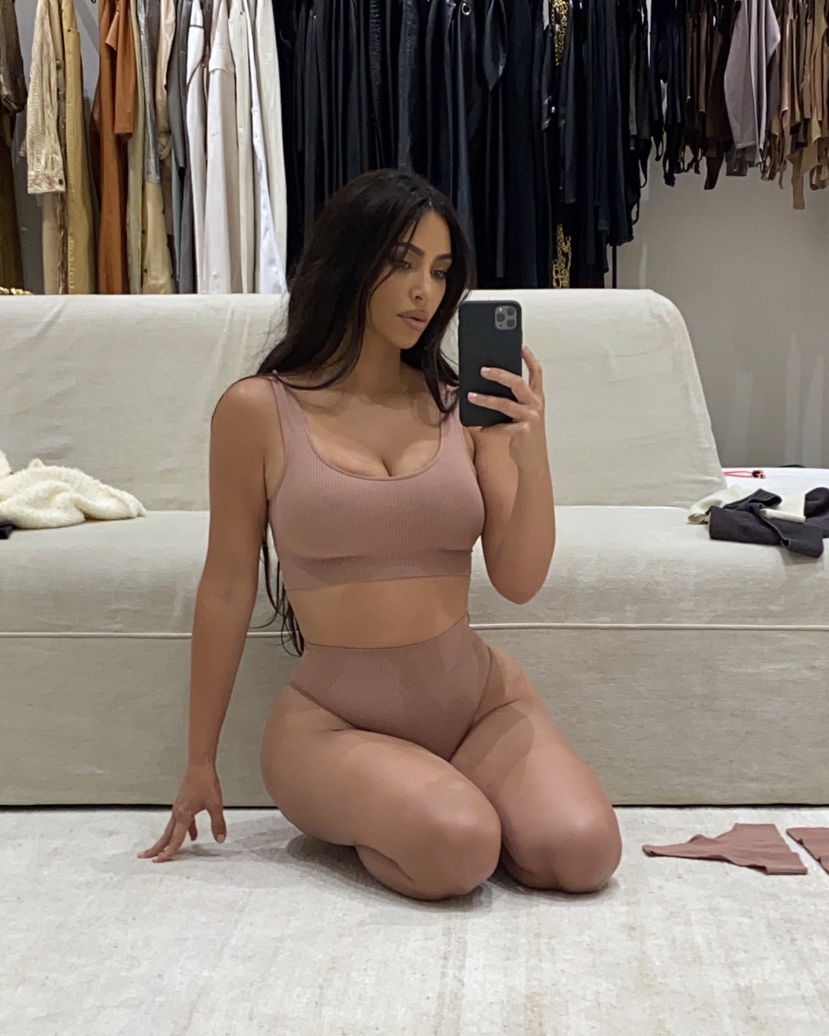 Kim Kardashian on X: Coming Soon: @SKIMS Stretch Rib. The sporty, ribbed  styles you love are coming back soon, this time in soft Rose Clay — a  limited edition color made for