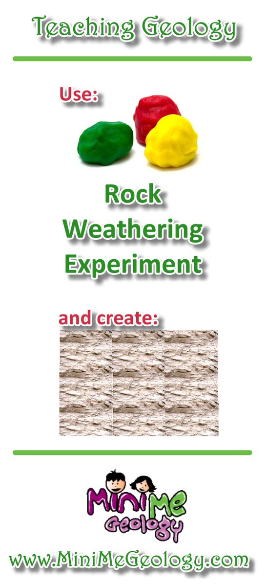 MiniMeGeology's tweet photo. A Rock Weathering Experiment You Can Do In Your Kitchen! Get the instructions: https://t.co/4JxZUWJX7s #geology #rocksforkids #experiments #homeschool #geologyfun https://t.co/Q4dmZJhLCs
