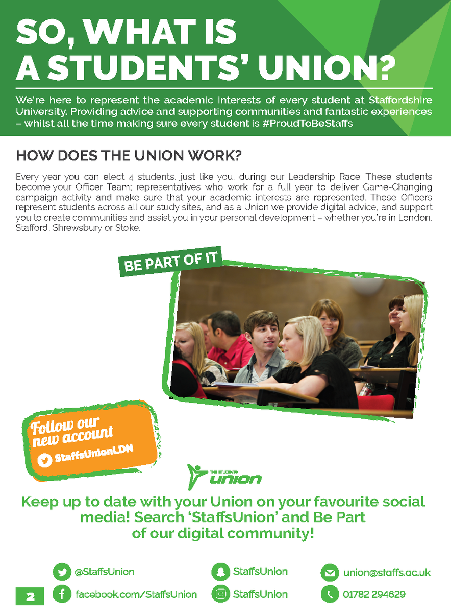 Staffs Union LDN tweet media
