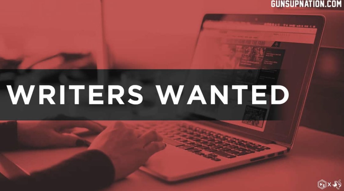 gunsupnation's tweet photo. 🚨 ATTENTION WRITERS 🚨 

We are looking to add to our writing team here at Guns Up Nation!  If interested, DM us for more information! https://t.co/R5m3HpRSOT