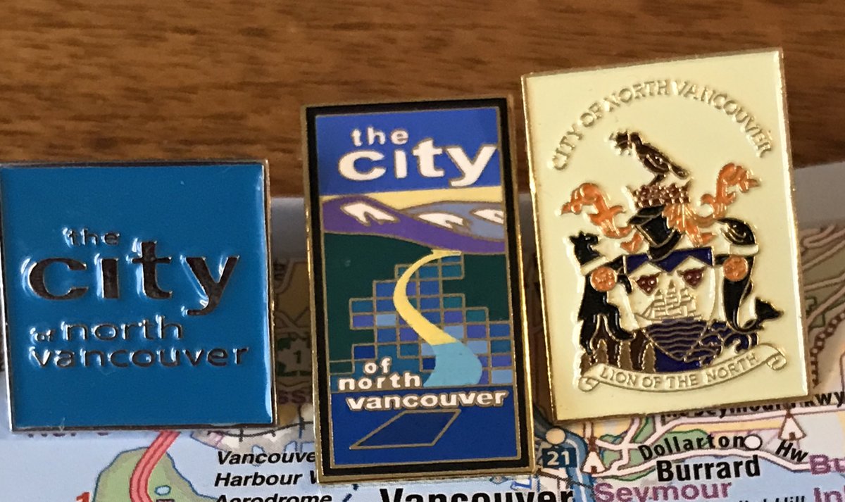 93. NORTH VANCOUVER CITY- Really enjoy the mid-90s Myst knockoff vibes to the artwork- Did...did the boat sink in the water?- The city has many pins and none of them are particularly great