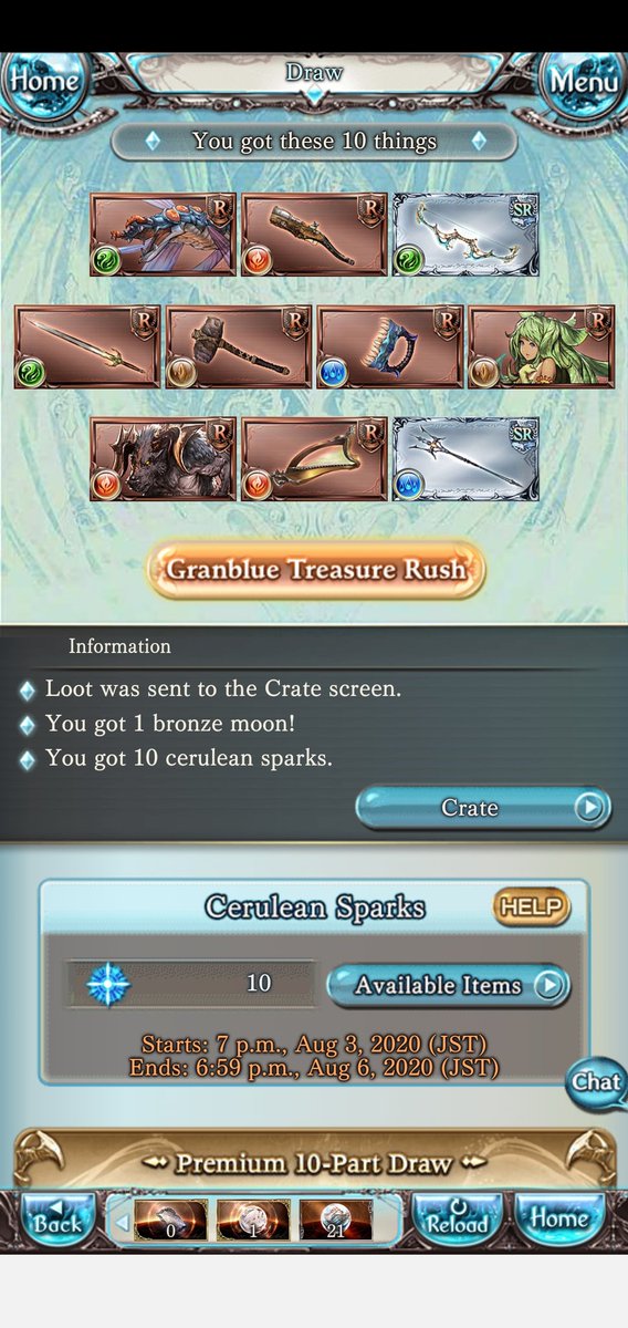 day 4: i never expect ssr anyways >w< im p happy with my treasure rush spark fund2 Grow
