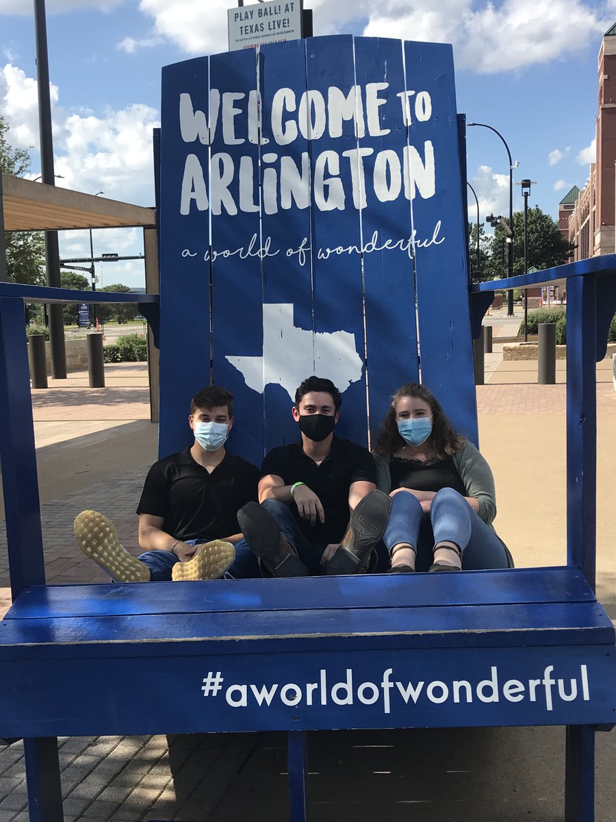 #Forterra would like to thank our awesome 2020 Interns from our Grand Prairie Texas location. Jackson Spaeth, DylanGonzales and Julia Kemper were truly troopers.  Here is a picture from their final day with us they were able to social distance and visit the new ballpark.