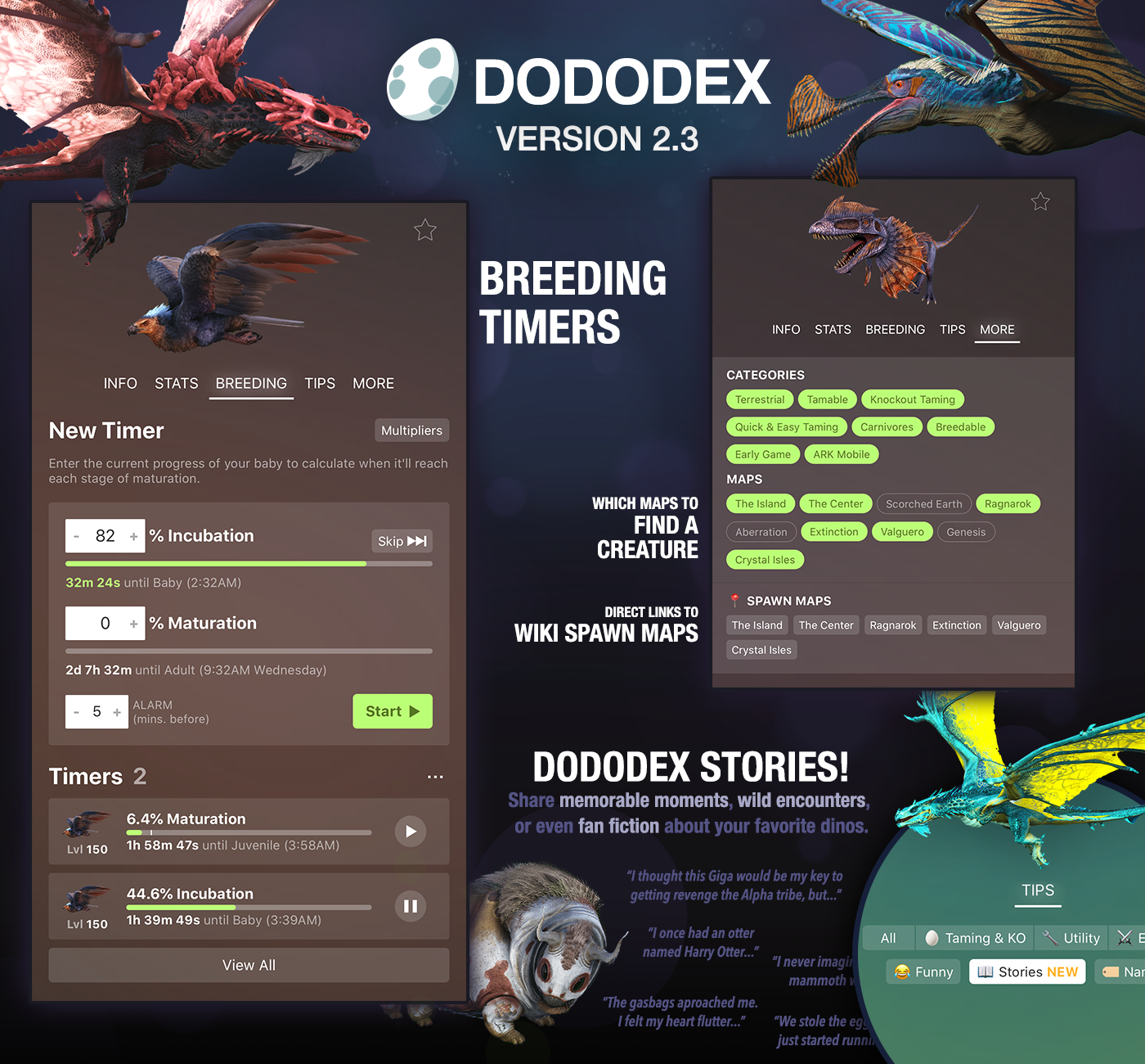 Dododex 🦤 on Twitter: quot Dododex v2 3 is now available featuring ⏰