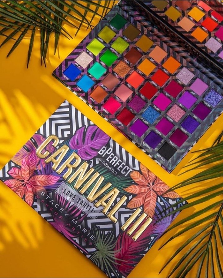 BeautyBusiness_'s tweet photo. ✨REVEALED ✨ The @bperfectcosm X #staceymariemua round 3 collab! 🙌🏼 Introducing the Carnival 3 Palette with all new shades!
✨ 31 vibrant mattes
✨4 duo shift pressed pigments
✨ 3 metallics
✨2 high pigment shimmers
➡️ Launching soon on https://t.co/FvpuZi7DDq &amp; @beautybay soon https://t.co/ayQtJ8MJJJ