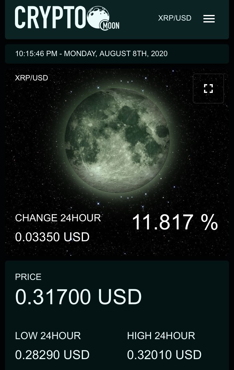 crypto2calc's tweet photo. Ok it is enough for today #xrp up by nearly 12% waning moon follows #XRPCommunity https://t.co/RKNutyhMia