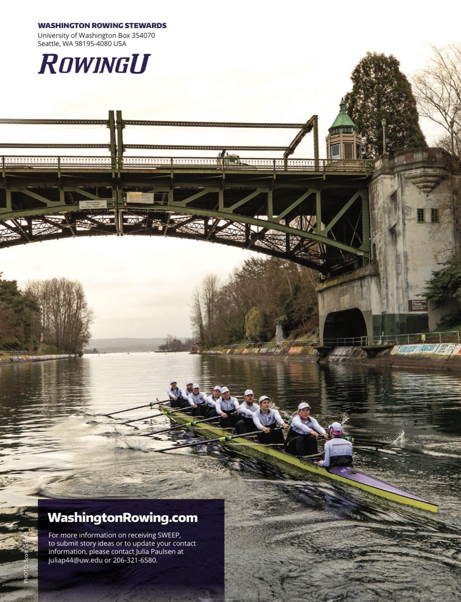 UW_Rowing's tweet photo. Summer edition of SWEEP magazine is now available. Read letter from our Board of Rowing Stewards Co-Chairs and Alumni spotlight on Howard Lee ‘83 “The Foundation of a Winning Life”

https://t.co/8HgceLndDW

#SWEEPmagazine x #rowingu x #washingtonrowing x #beyondtheboat https://t.co/obE5QbHywc