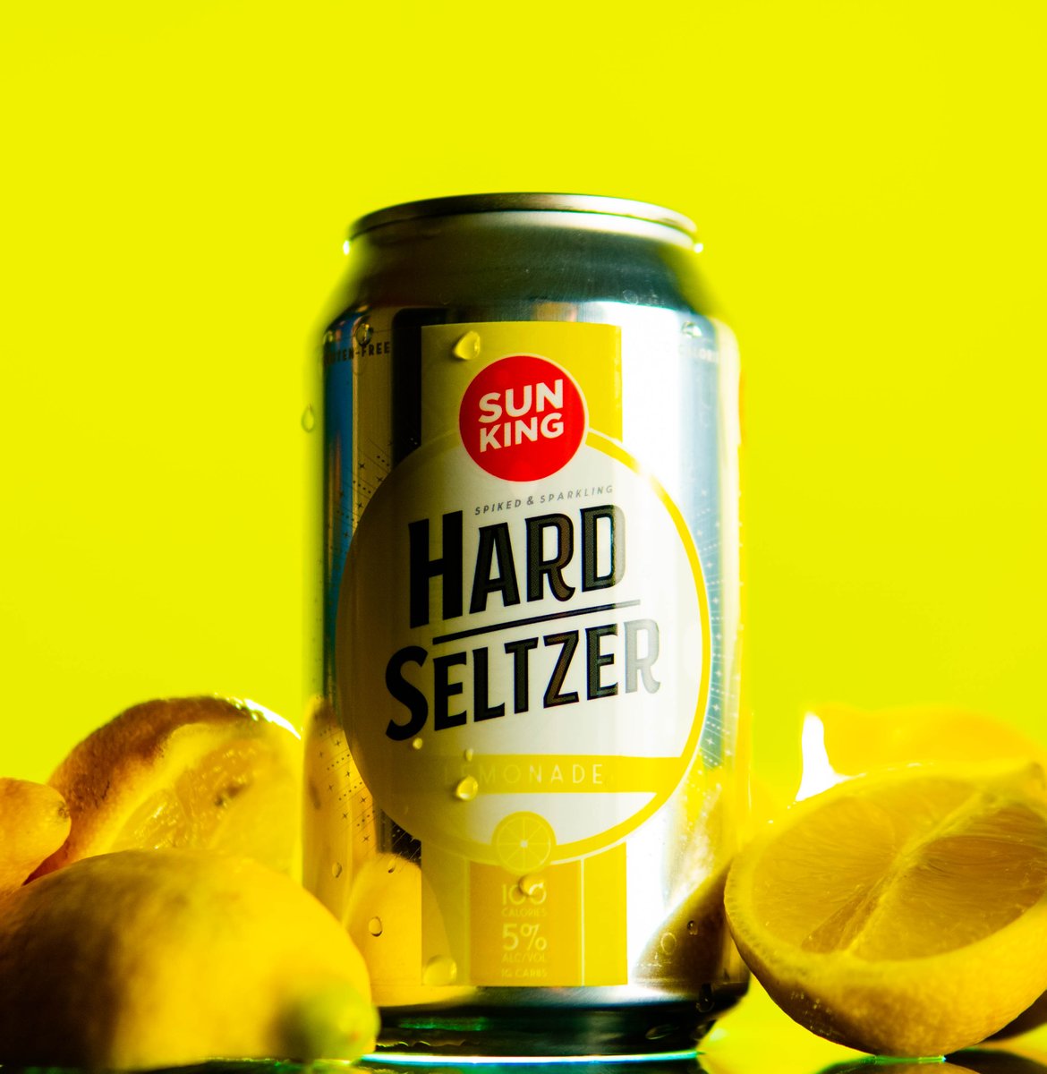 SunKingBrewing's tweet photo. We think that it is time to let you in on a little secret that we've been working on...

Introducing Sun King Hard Seltzers! Our variety packs will feature 4 fruity flavors. 

First up in our staring lineup: 🍋 Lemonade 🍋

Stay connected as we announce details!
#hardseltzer https://t.co/HlFn22d8tK