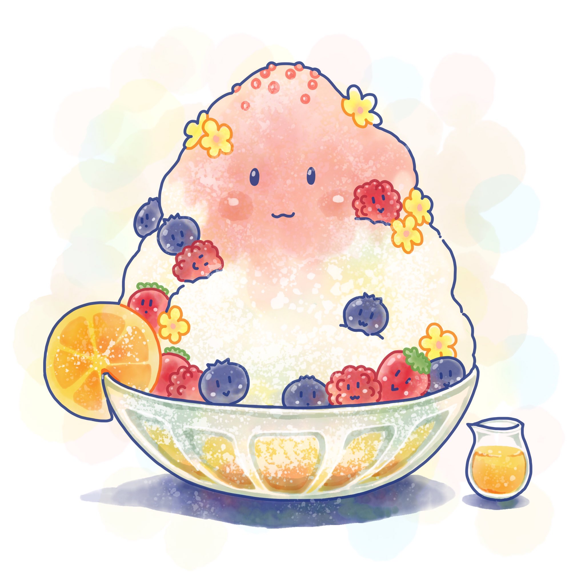 ヒロコ 在 Twitter 上 かき氷 かき氷 イラスト好きさんと繋がりたい Illustration Adobefresco T Co Tzjnszs9gp Twitter