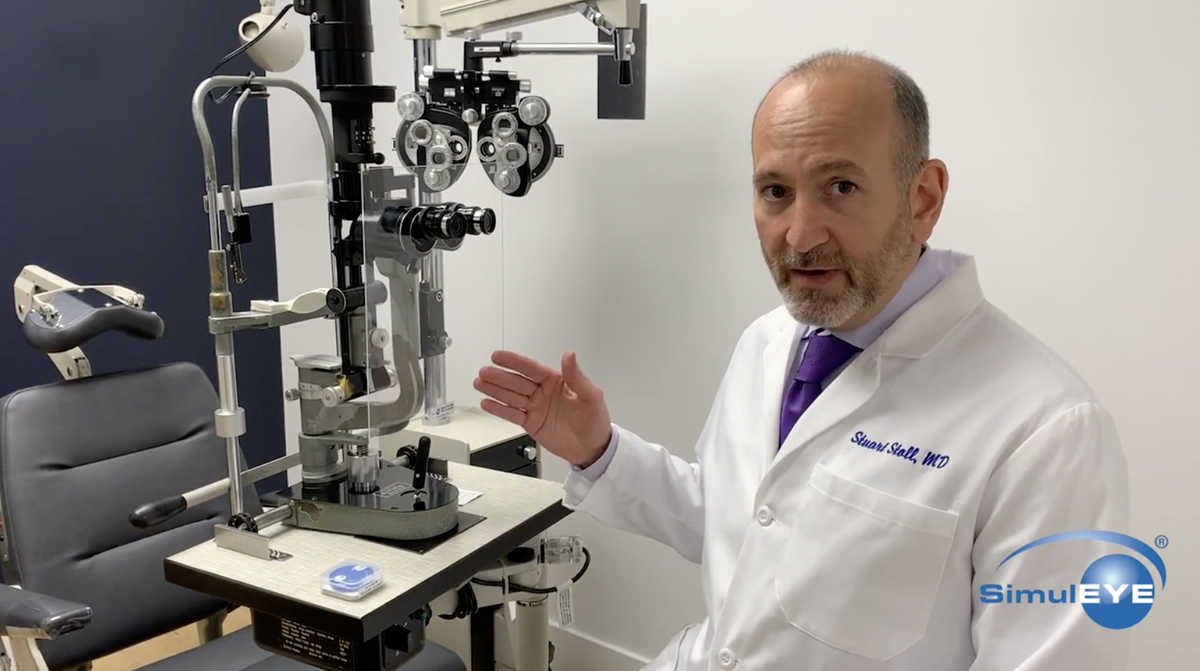 eyecarebusiness's tweet image. #SimulEYE Founder Dr. Stuart Stoll explains how to use the company's Wobble Guard, designed to eliminate the teetering, tottering, and wobbling of breath shields and sneeze guards. Watch via our #VideoOfTheWeek: bit.ly/2ycXMqD. #eyecare