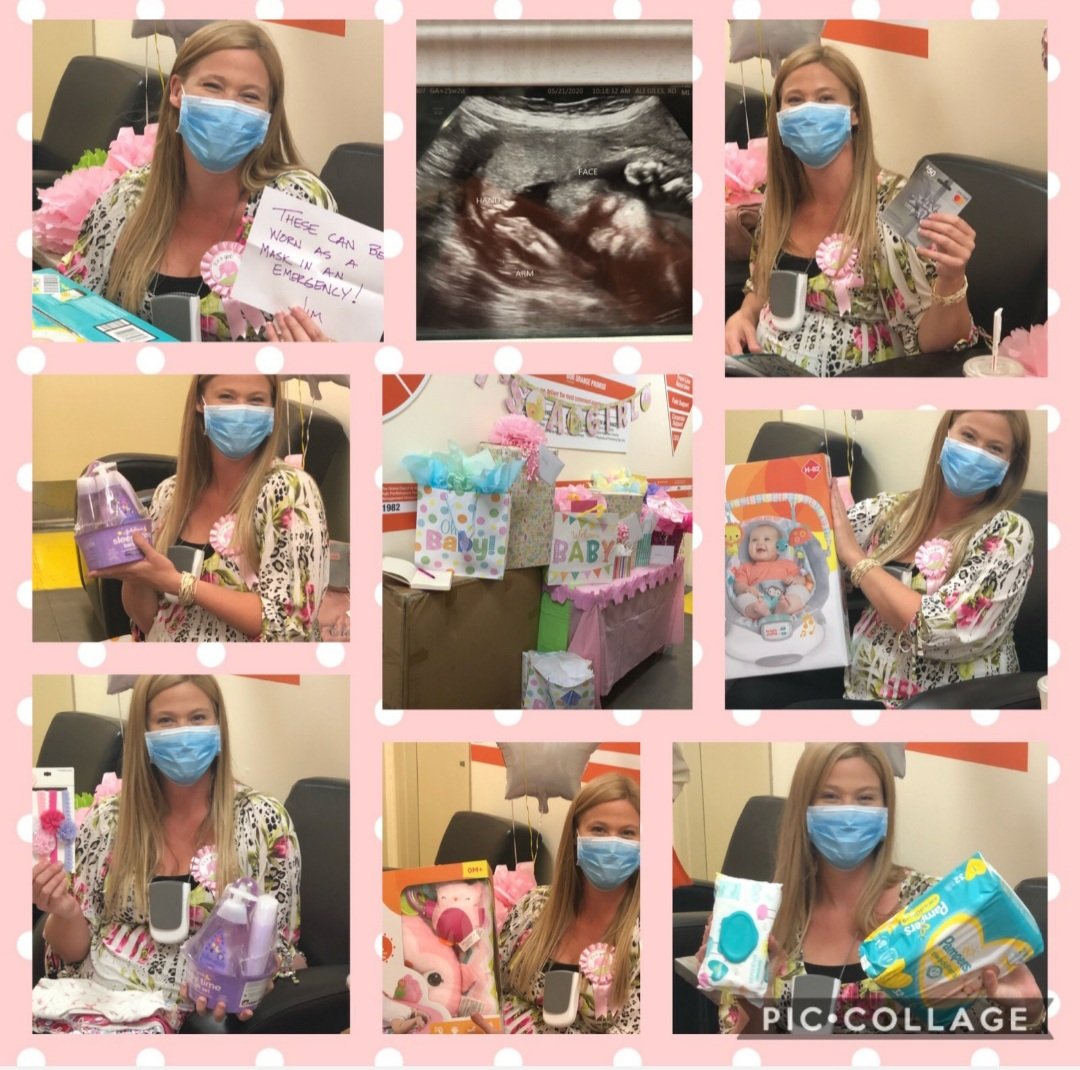 Celebrating our kitchen designer's newest addition with a Covid safe "gift drop" #welcomingbabyeloise #takingcareofourpeople  <a href="/rjwoutdoors/">Ron Weatherhead</a> @gregserigny <a href="/ChrisDurand_HD/">Chris Durand</a> <a href="/HDDistrict132/">Home Depot D132</a>