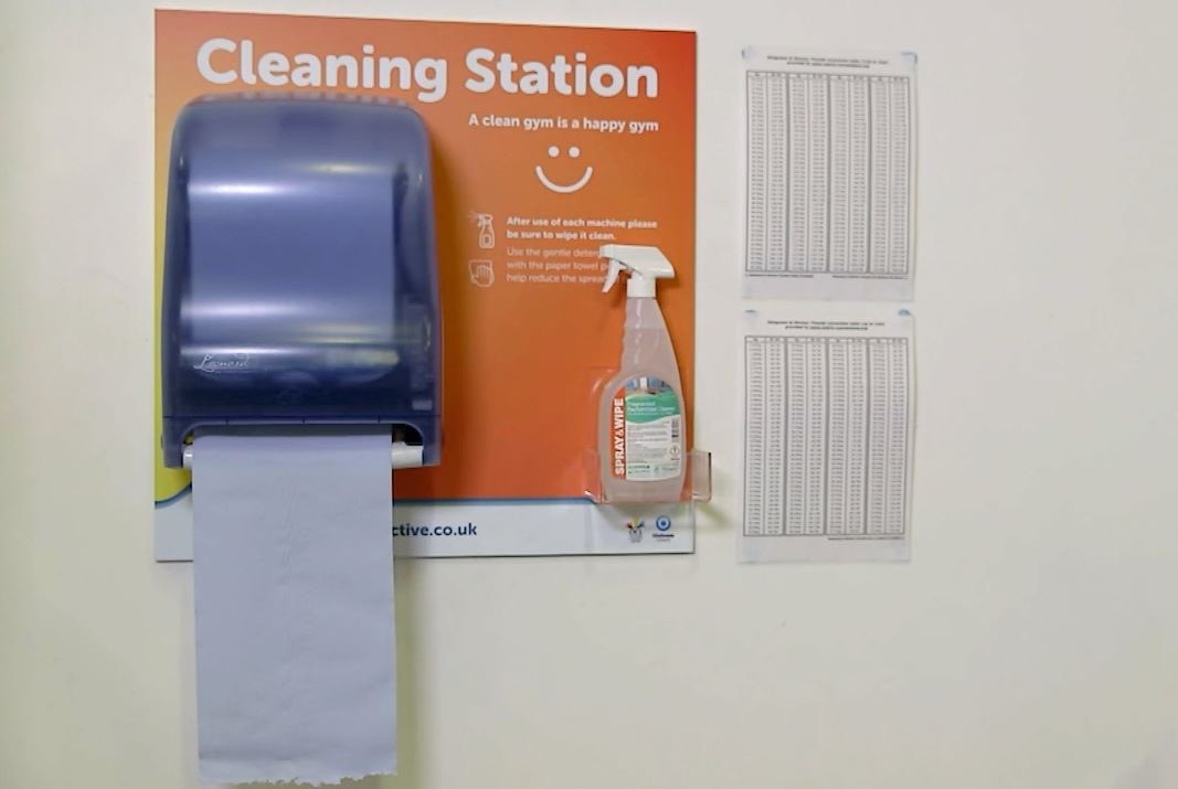 OldhamActive's tweet photo. We now have cleaning stations throughout our gyms 🧼
Please remember to clean any surfaces you touch whilst in the gym, especially gym equipment.
Use it, clean it ✨ #OldhamHour
We are all in this together, thank you for all the support #Oldham https://t.co/OKvGrRhmZy