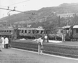 On that occasion, a bomb exploded on board the 'Italicus' express train on the night between 3 & 4 August 1974, as it came out of a tunnel at San Benedetto Val di Sambro in the Apennine Mountains between Florence & Bologna. 12 people died & 48 were wounded >> 29
